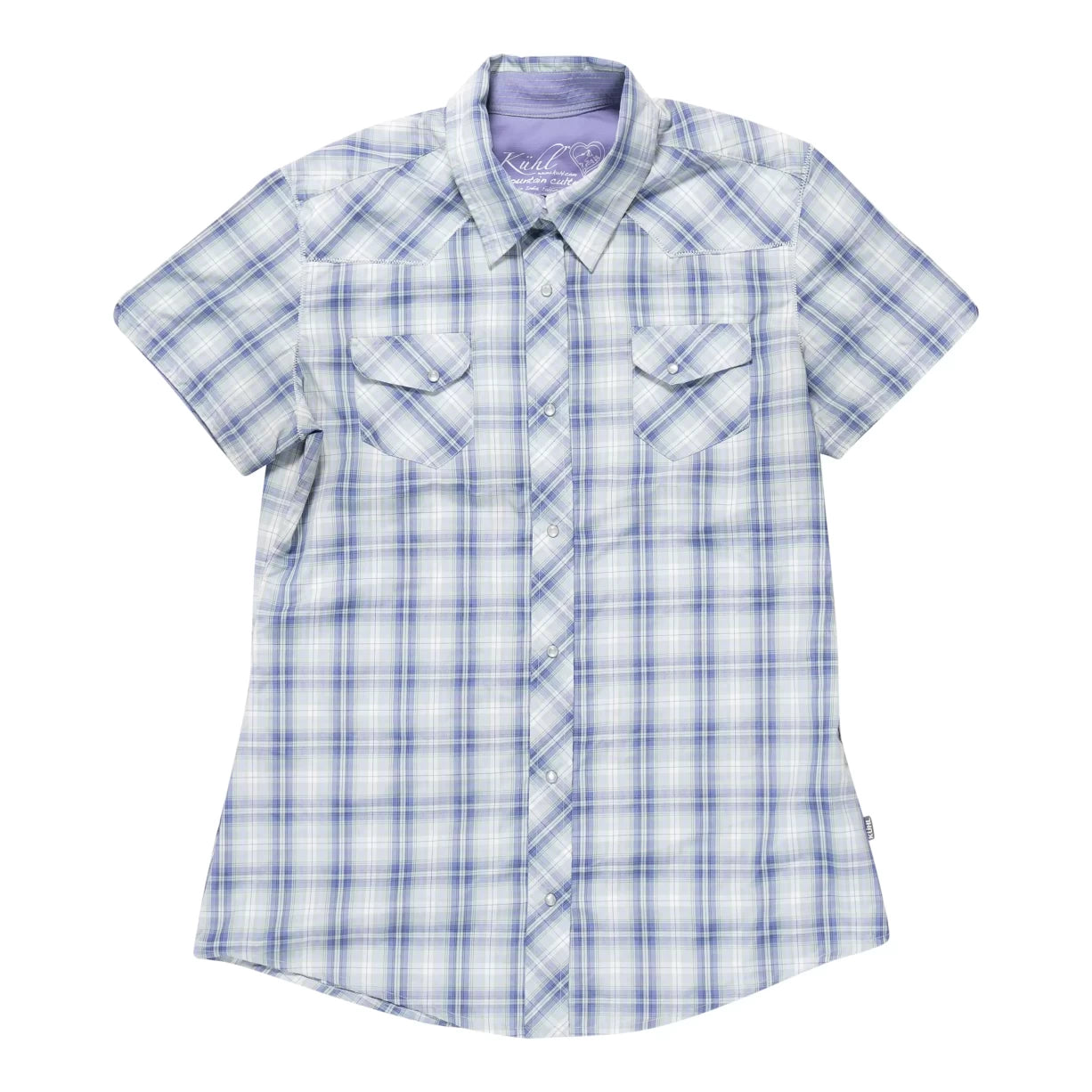KUHL Eluxur Short Sleeve Pearl Snap Shirt - Women's-- Zippered Front Buttoned Front Snap Front KUHL Eluxur Short Sleeve Pearl Snap Shirt - Women's-- Zippered Front Buttoned Front Snap Front