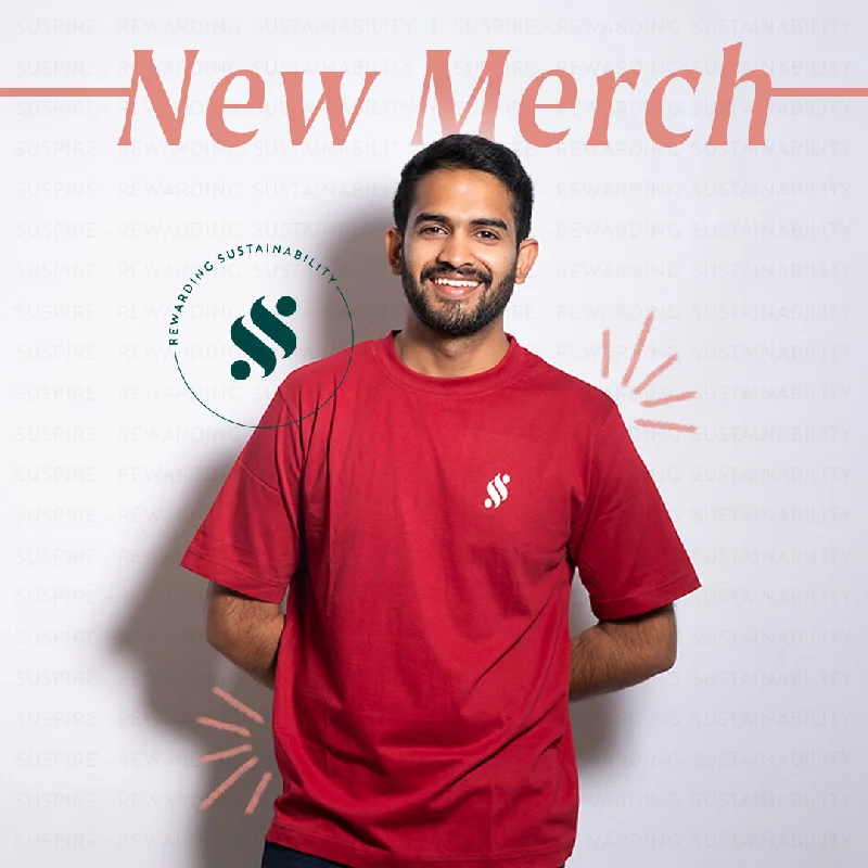 Unisex Organic Cotton T-Shirts: Red-- Knit Fabric Woven Fabric Fleece Fabric