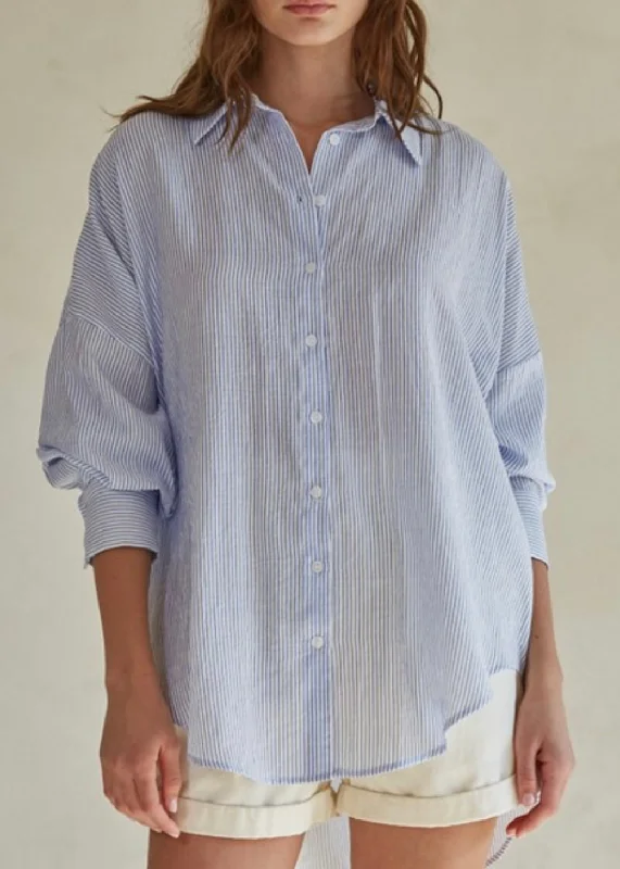 Blythe Point Shirt-- Asymmetrical Pockets Print