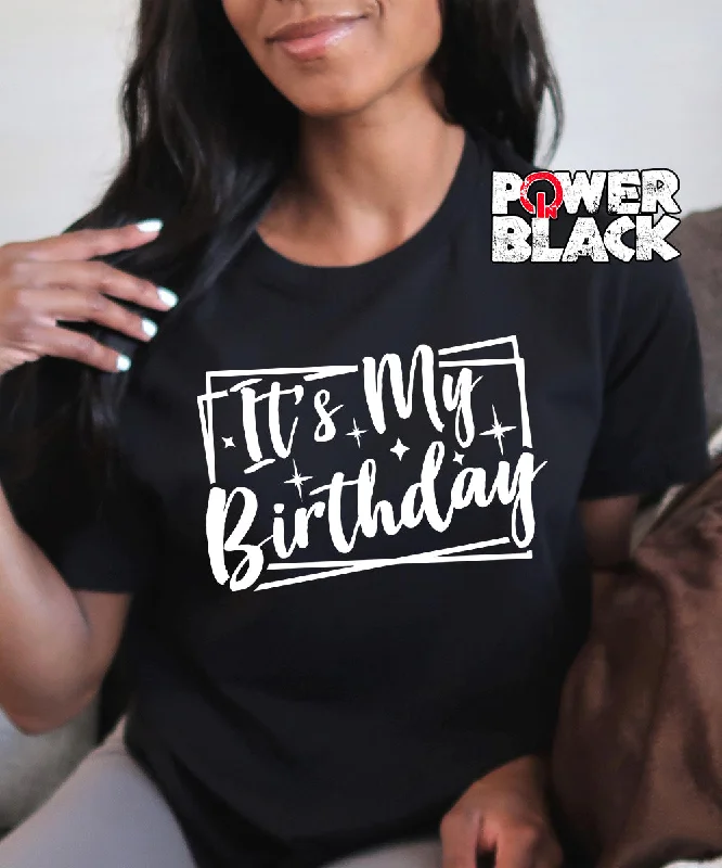 Black Shirt with White