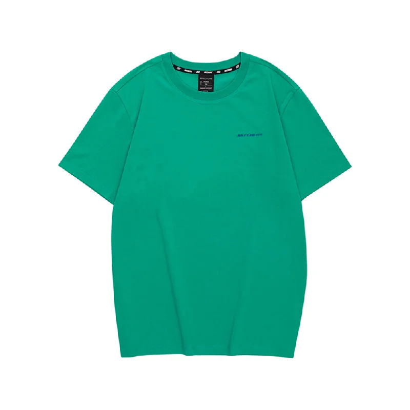 Unisex Knit Crew Neck Short-Sleeve T-Shirt-- Lace Blend Ribbed Blend Corduroy Blend