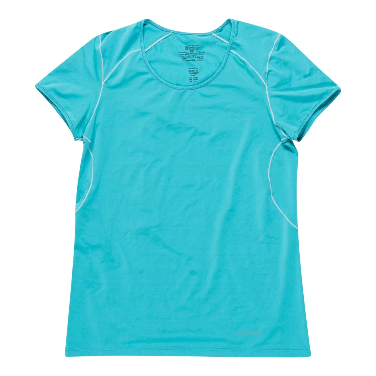 Patagonia Capilene 1 Silkweight Stretch T-Shirt - Women's-- Ribbed T-Shirt High Neck Heavyweight Patagonia Capilene 1 Silkweight Stretch T-Shirt - Women's-- Ribbed T-Shirt High Neck Heavyweight