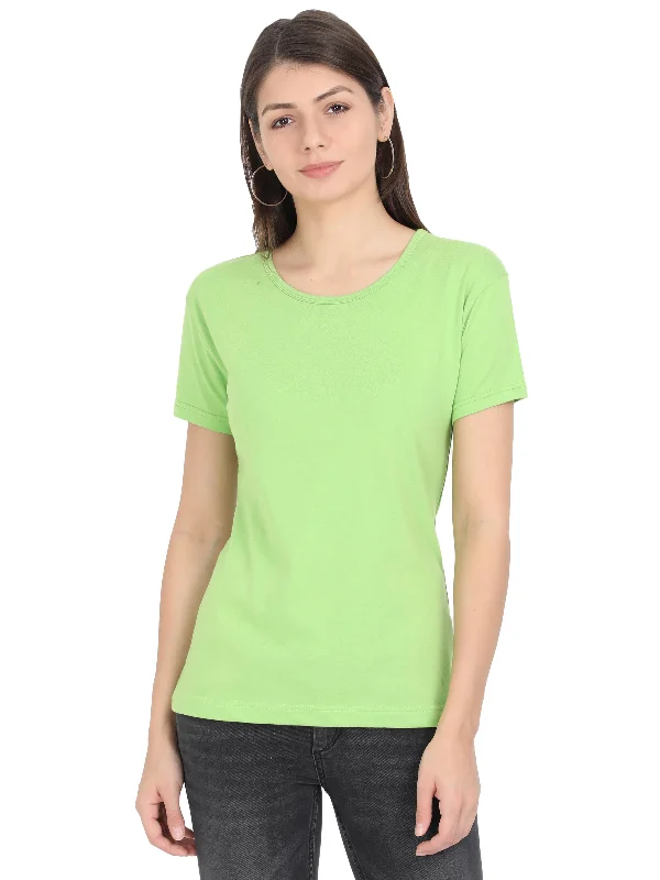 Woodwose Organic Clothing Women's Regular Fit Organic Cotton T-shirt - Lime Green-- Mesh Blend Leather Blend Suede Blend Woodwose Organic Clothing Women's Regular Fit Organic Cotton T-shirt - Lime Green-- Mesh Blend Leather Blend Suede Blend