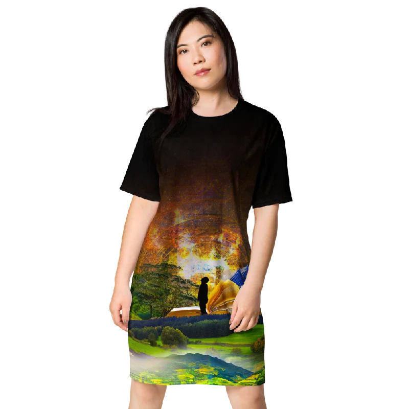 Anthill Cinema - Cycle(s) - T-shirt dress -- Basic T-Shirt Crew Neck Short Sleeve