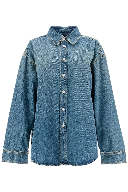 Haikure Women's New Ofelia Oversized Shirt-- Chenille Fabric Brocade Fabric Lace Fabric Haikure Women's New Ofelia Oversized Shirt-- Chenille Fabric Brocade Fabric Lace Fabric