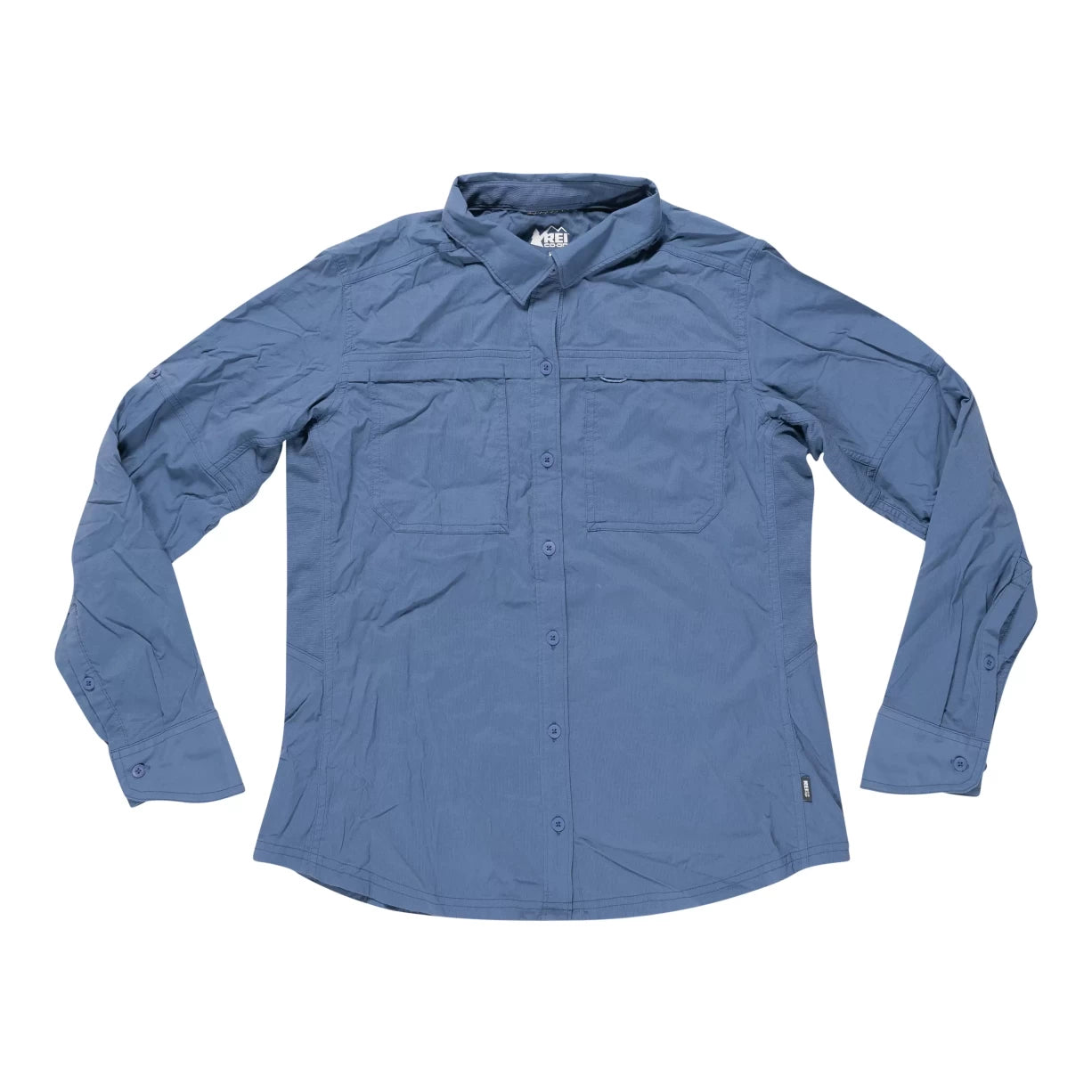 REI Co-op Sahara Button Up Long Sleeve Shirt - Women's-- Denim Fabric Leather Fabric Suede Fabric REI Co-op Sahara Button Up Long Sleeve Shirt - Women's-- Denim Fabric Leather Fabric Suede Fabric