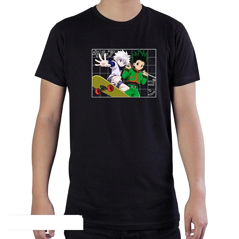 Gon & Killua T-Shirt - Hunter x Hunter - Men -- Basic T-Shirt Crew Neck Short Sleeve Gon & Killua T-Shirt - Hunter x Hunter - Men -- Basic T-Shirt Crew Neck Short Sleeve