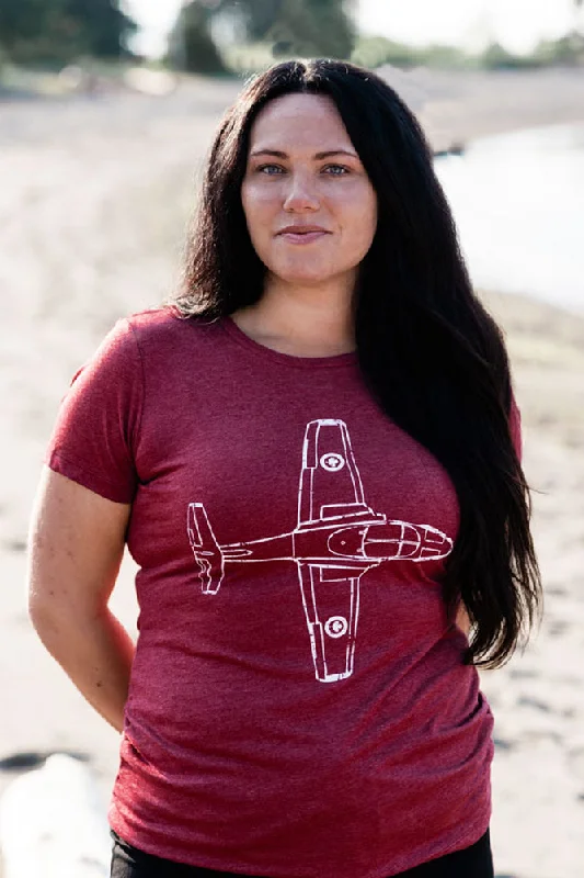 Canadian Snowbird T-shirt (Womens)-- Knit Fabric Woven Fabric Fleece Fabric