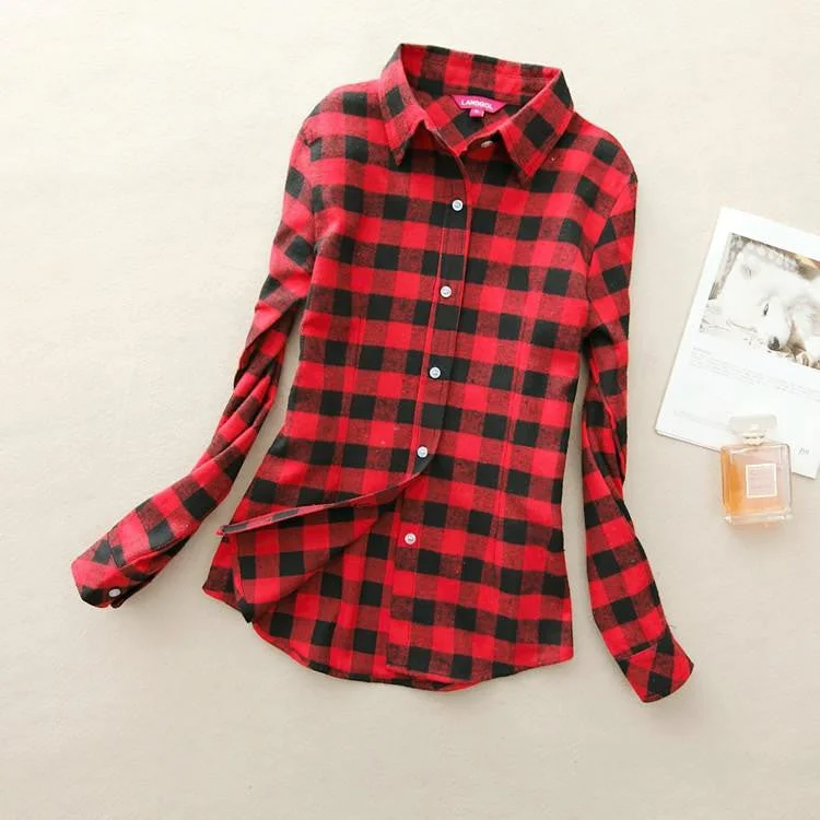 Women loose blouses thick warm cotton long-sleeved blouse 100%cotton flannel plaid shirt Women Tops plus size 21 colors-- Asymmetrical Pockets Print Women loose blouses thick warm cotton long-sleeved blouse 100%cotton flannel plaid shirt Women Tops plus size 21 colors-- Asymmetrical Pockets Print