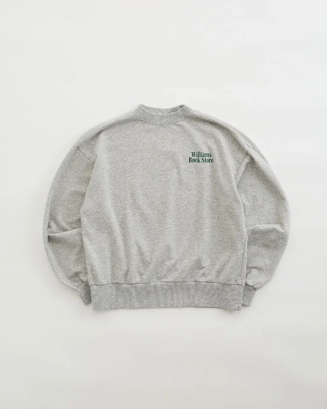 BOOK STORE SWEAT SHIRT-- Print Jacquard Patchwork