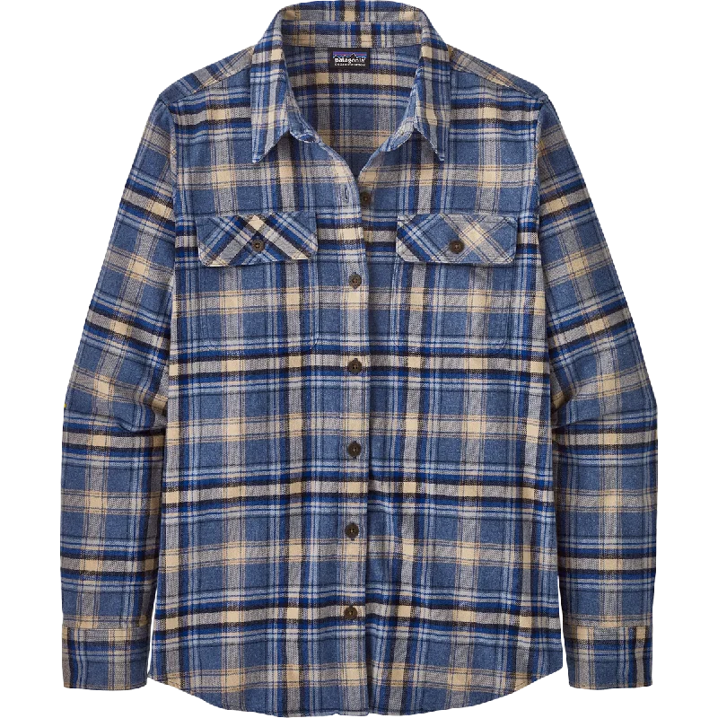 Women's Long Sleeve Midweight Fjord Flannel Shirt-- Satin Blend Silk Blend Wool Blend Women's Long Sleeve Midweight Fjord Flannel Shirt-- Satin Blend Silk Blend Wool Blend