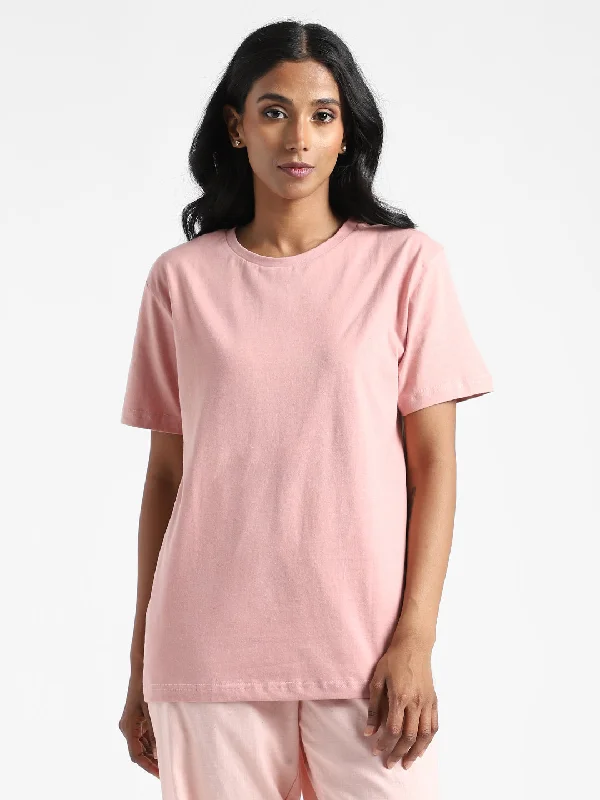 LivBio Women's T-Shirt | Earth Pink | 100% Organic Cotton | Naturally Dyed Fiber | Casual Crew Neck-- Wool Fabric Cashmere Fabric Tweed Fabric LivBio Women's T-Shirt | Earth Pink | 100% Organic Cotton | Naturally Dyed Fiber | Casual Crew Neck-- Wool Fabric Cashmere Fabric Tweed Fabric