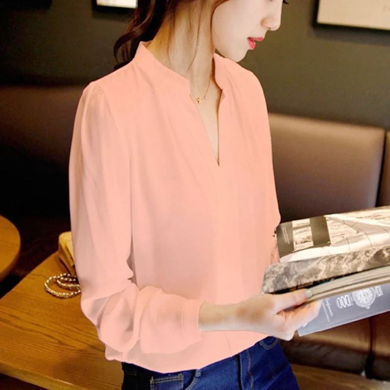 Stand Collar Pink