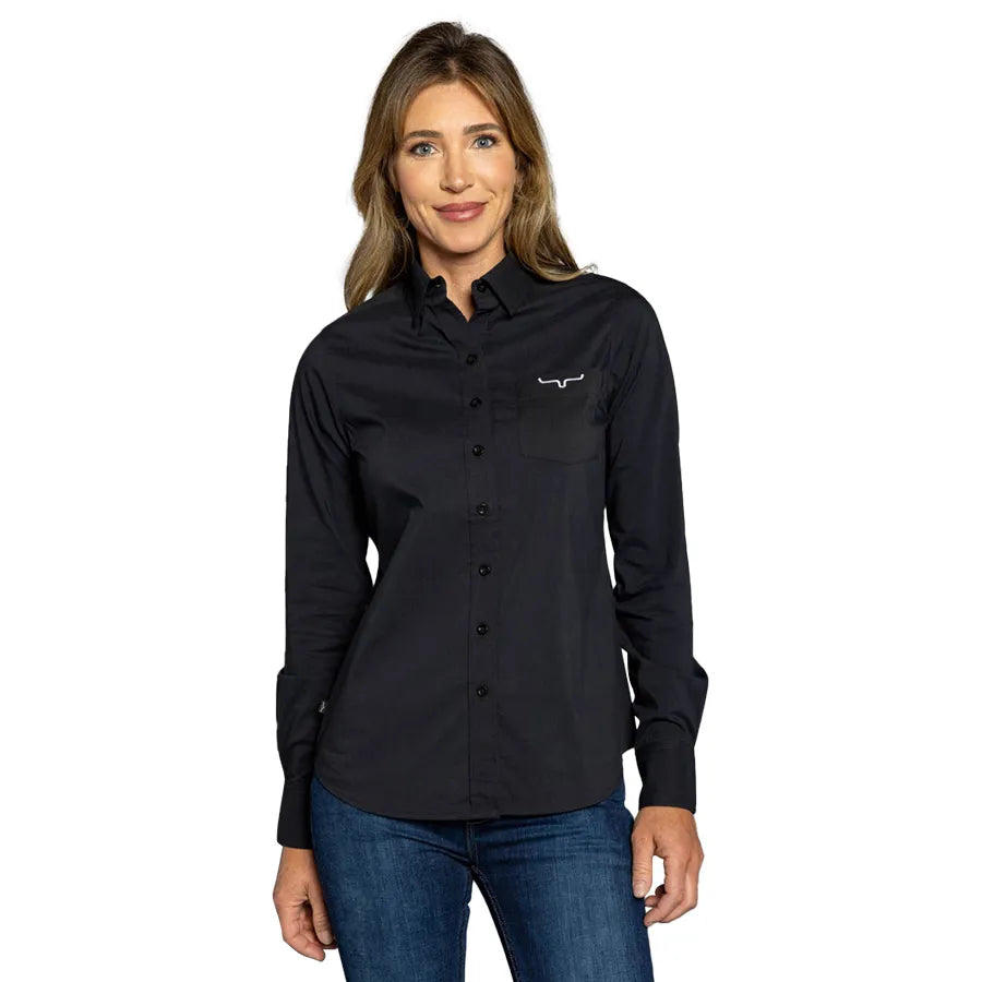Kimes Ranch Women's Long Sleeve KR Team Solid Shirt-- Lace Blend Ribbed Blend Corduroy Blend Kimes Ranch Women's Long Sleeve KR Team Solid Shirt-- Lace Blend Ribbed Blend Corduroy Blend