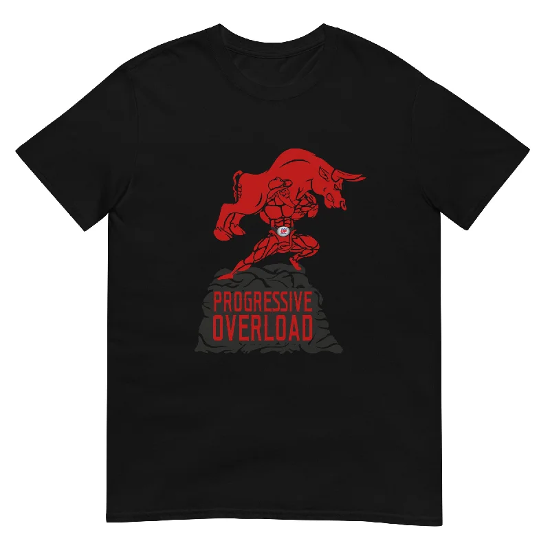 Progressive Overload Tee Shirt-- Mesh Blend Leather Blend Suede Blend