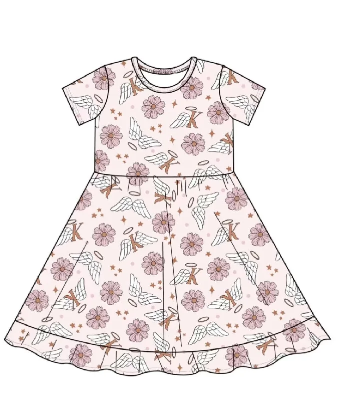KALLIE'S WING'S DREAM RUFFLE DRESS Tunics stripes playful