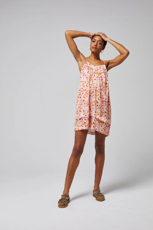 Merida dress in Palette print Tunics Essential wardrobe