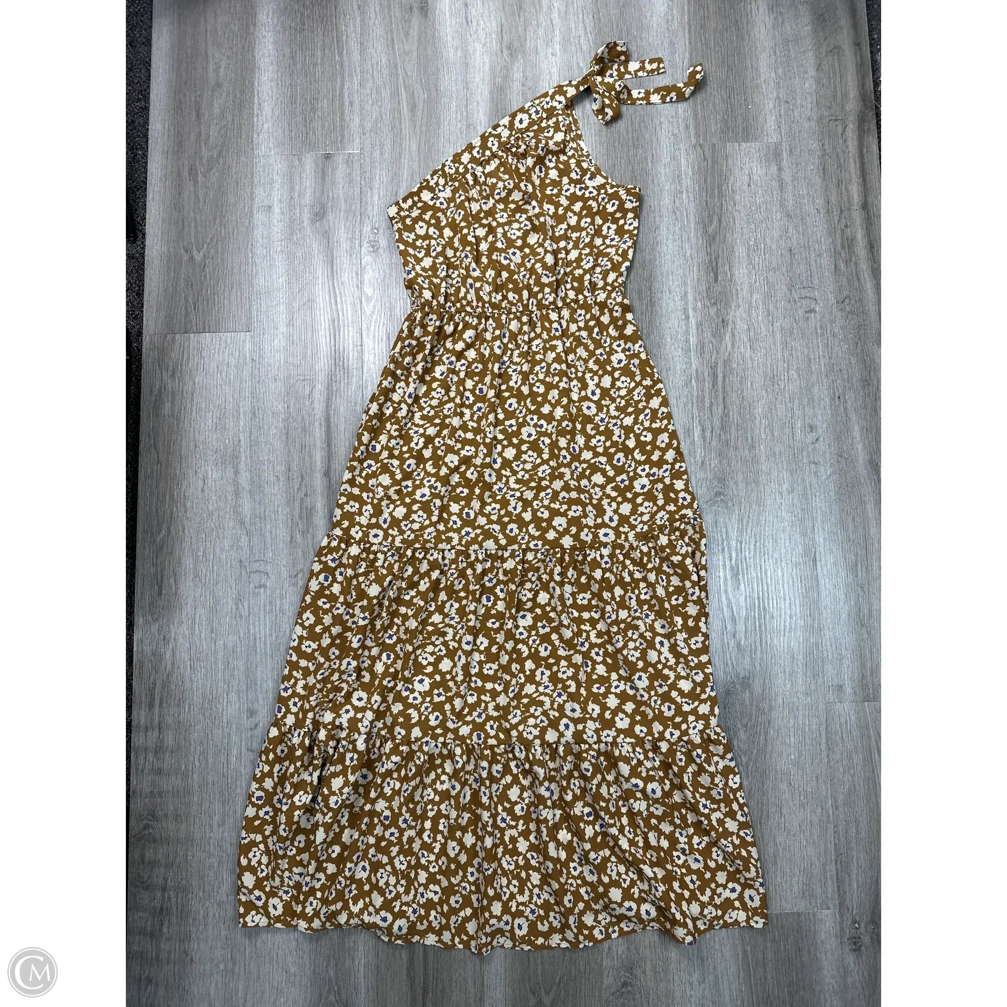 Dress Casual Maxi By PRETTY GARDEN In Floral Print, Size: L Tunics Practical easy-care Dress Casual Maxi By PRETTY GARDEN In Floral Print, Size: L Tunics Practical easy-care