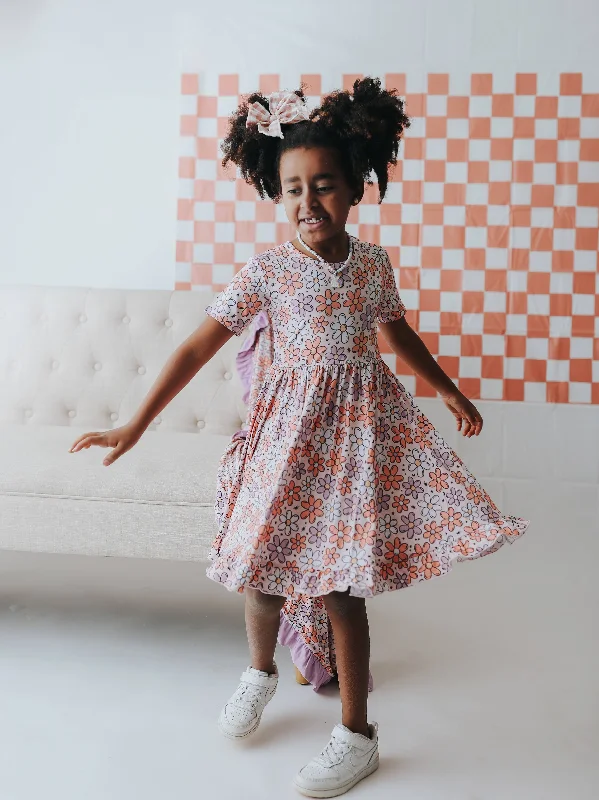 EXCLUSIVE FULL BLOOM DREAM RUFFLE DRESS Tunics Long Elegant