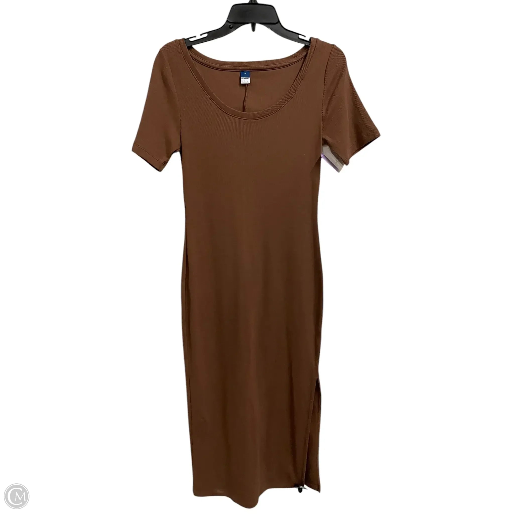 Dress Casual Midi By Old Navy In Brown, Size: M Tunics Review highly
