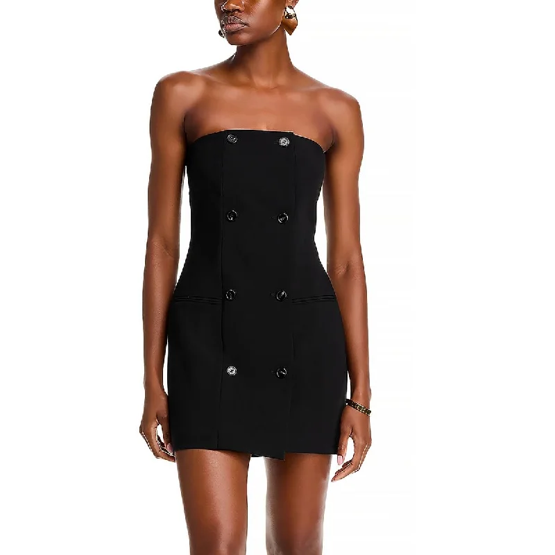 Womens Above Knee Embellished Mini Dress Tunics Custom made