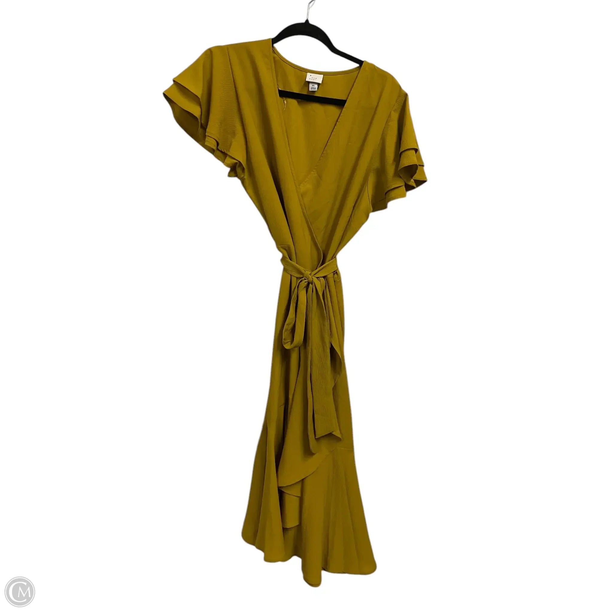 Dress Casual Maxi By A New Day In Yellow, Size: Xl Tunics Modern contemporary