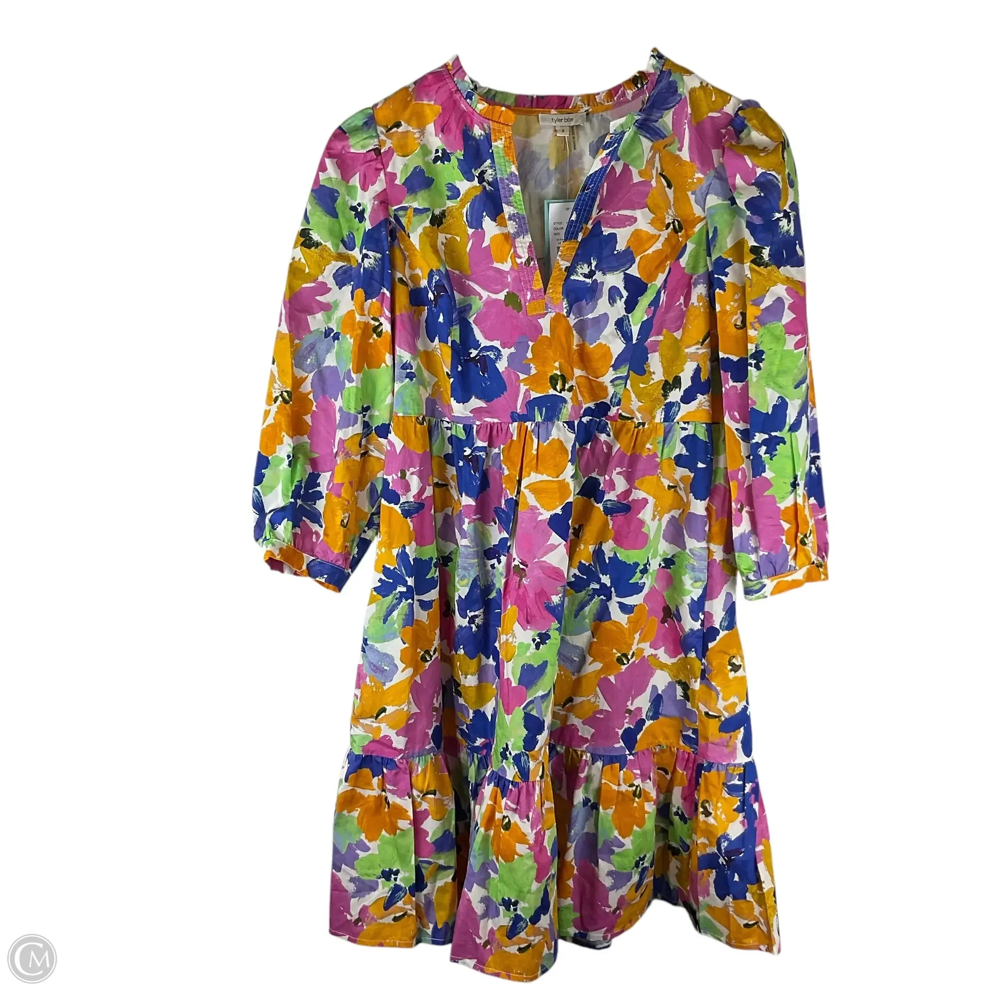 Dress Casual Midi By Tyler Boe In Multi-colored, Size: S Tunics Fleece cozy