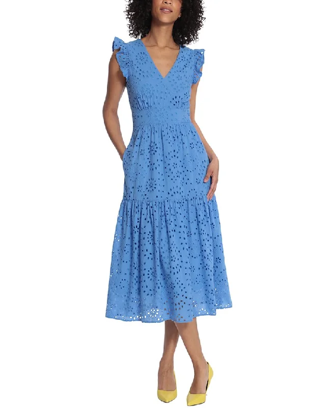 Maggy London Midi Dress empire Waist empire