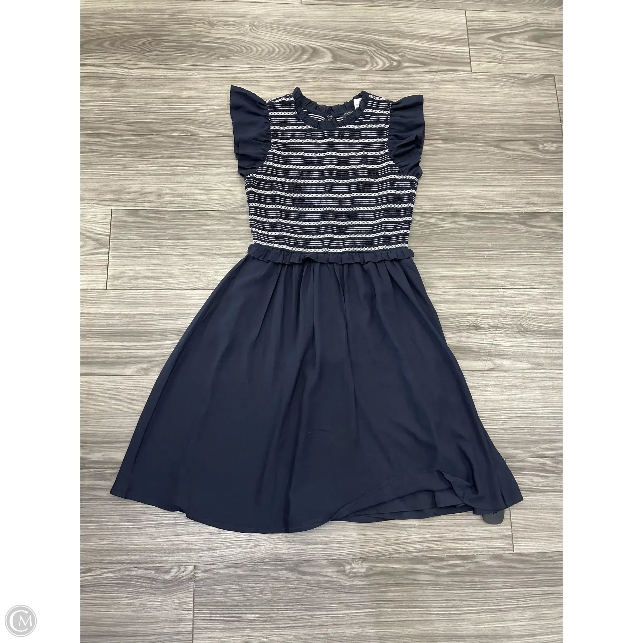 Dress Casual Short By Ann Taylor In Navy, Size: 2p Turtleneck Warm Winter