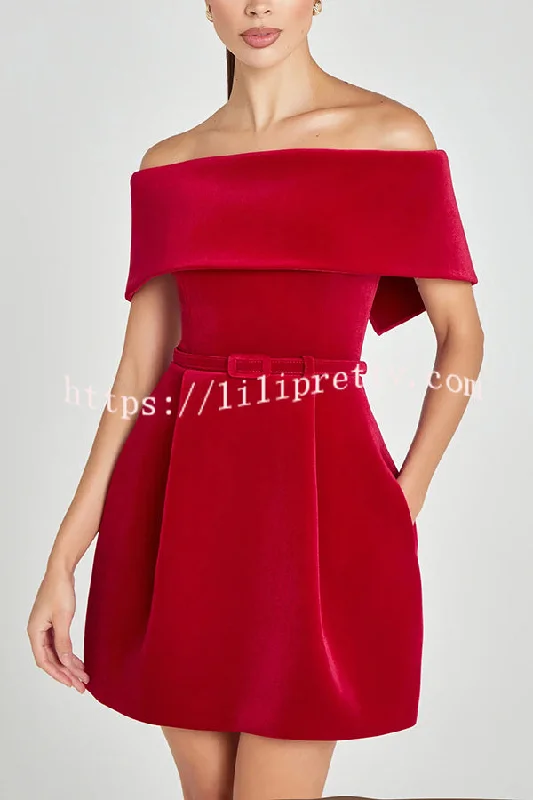 Best Lover Velvet Lapel Bandeau Removable Belt Pocketed Mini Dress Classic White Mini Dress Best Lover Velvet Lapel Bandeau Removable Belt Pocketed Mini Dress Classic White Mini Dress