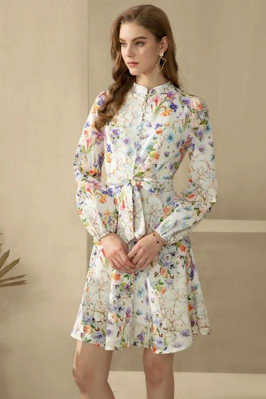 Catarina Linen Mini Dress -  GDS Tunics Satin smooth