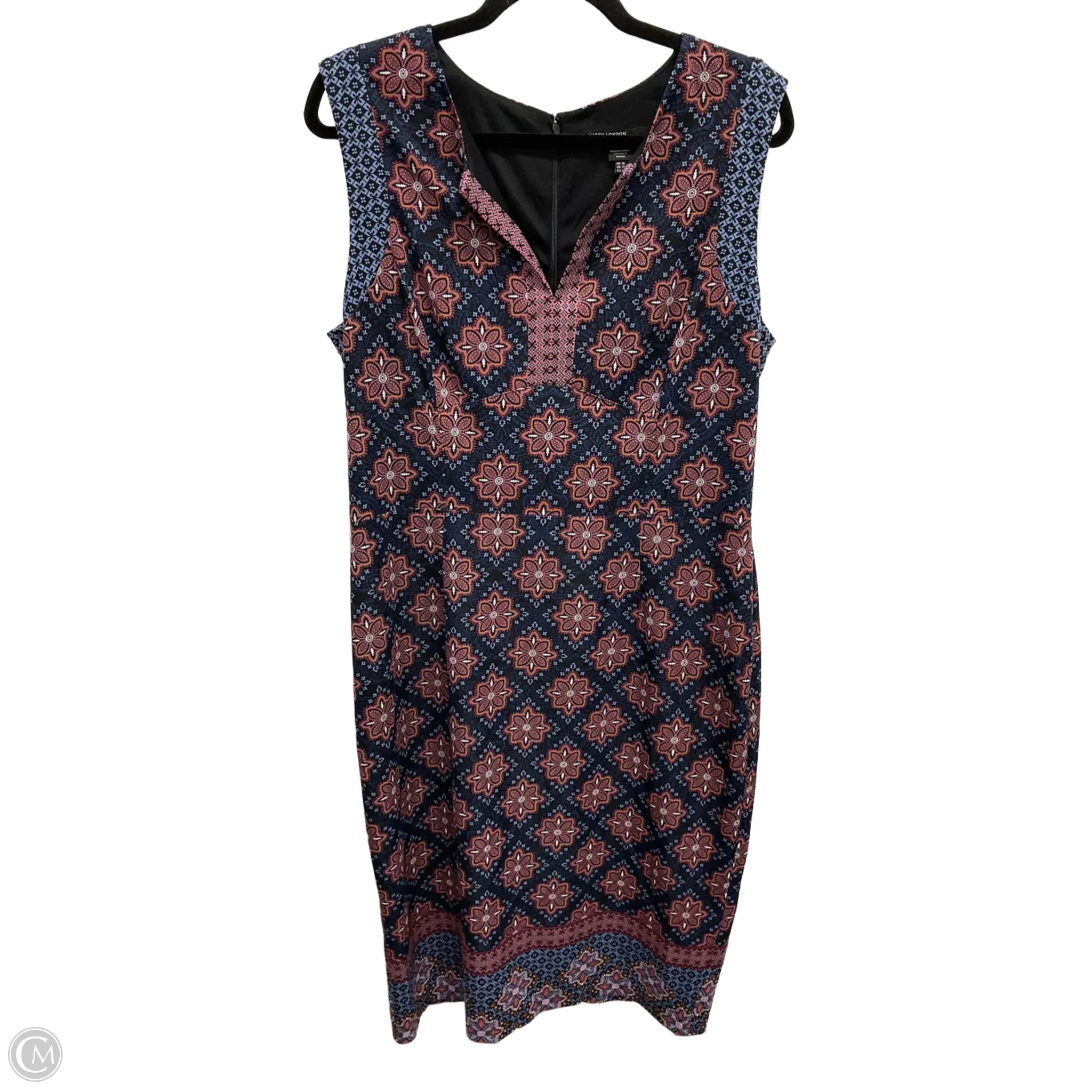 Dress Casual Midi By Maggy London In Multi-colored, Size: Xl Tunics Practical easy-care Dress Casual Midi By Maggy London In Multi-colored, Size: Xl Tunics Practical easy-care