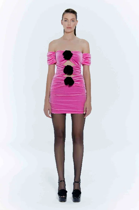 Ayana Mini Dress Trendy Crossover Mini Dress