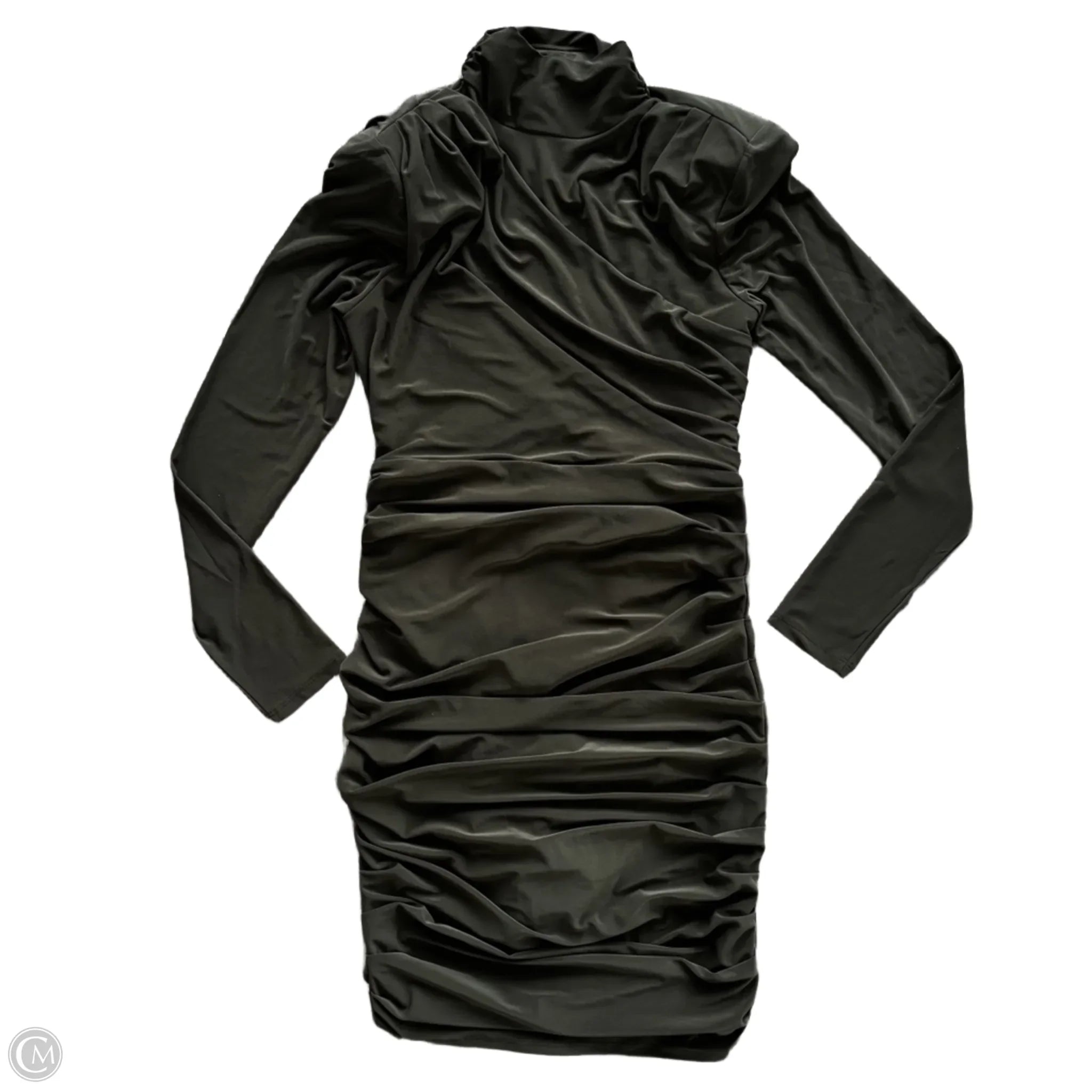 Dress Party Midi By Express In Green, Size: S Turtleneck Warm Winter