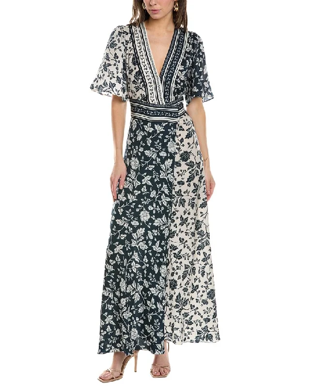 ba&sh Wrap Maxi Dress Tunics Silk luxurious