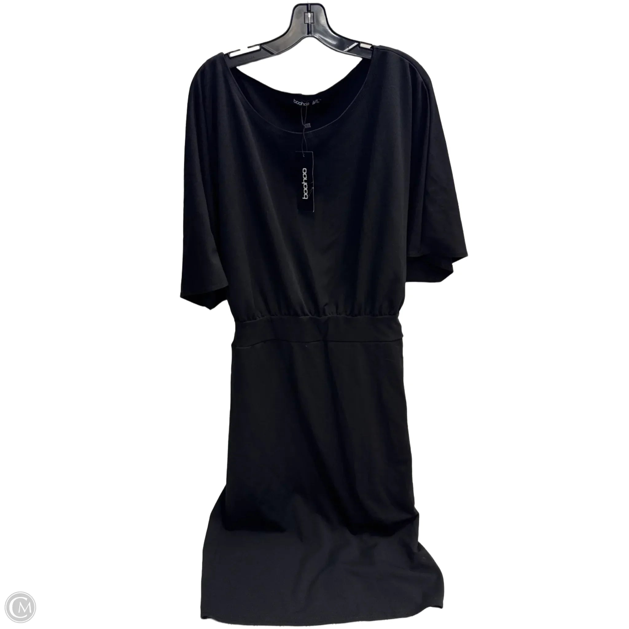 Dress Work By Boohoo Boutique In Black, Size: 22 Tunics Print Colorful