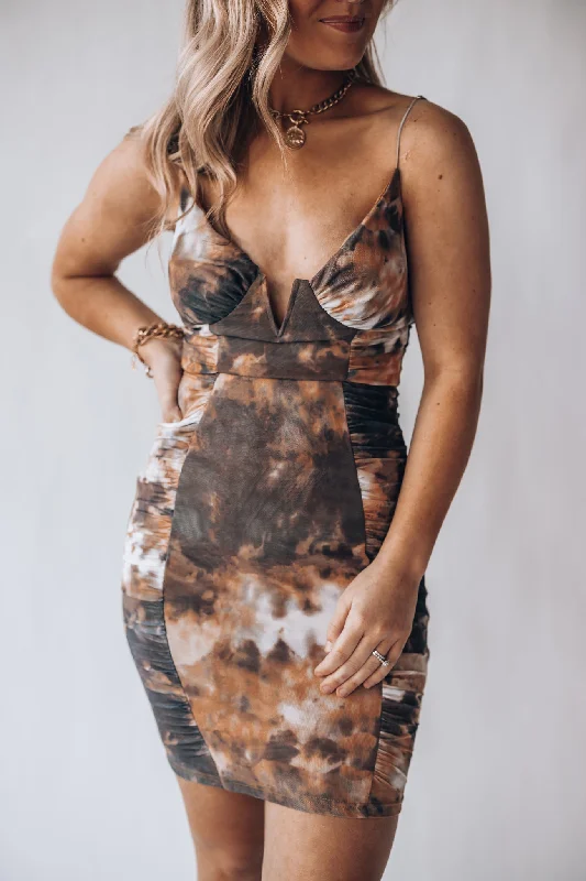 Afterglow Mesh Mini Dress FINAL SALE Elegant Tulle Mini Dress