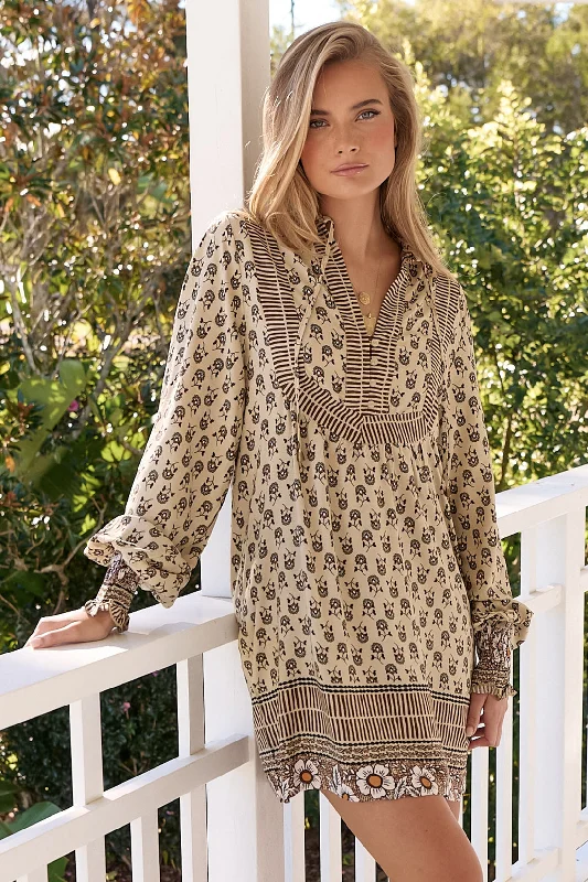 Jaase Ines Mini Dress Louella Print Elegant Sequin Mini Dress