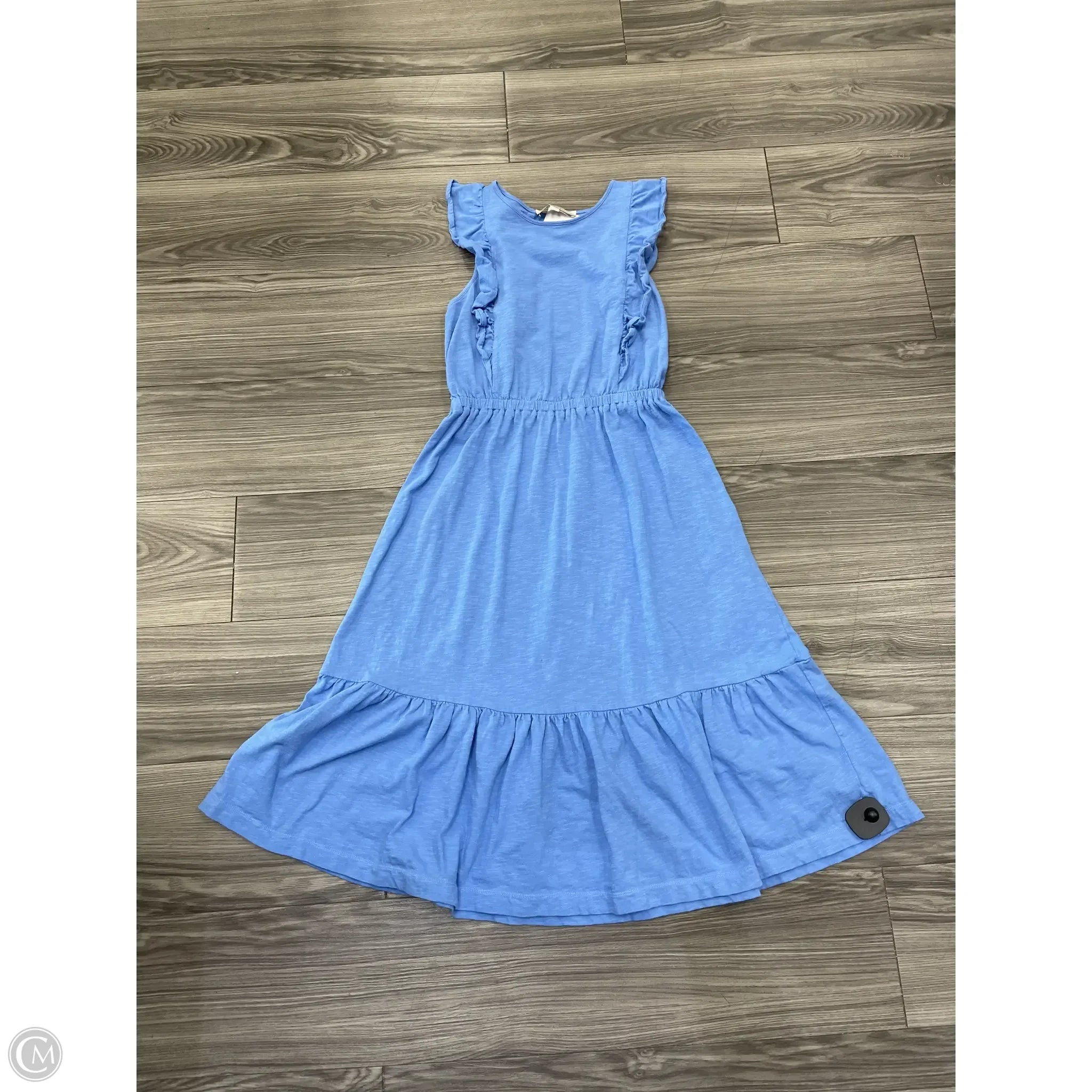 Dress Casual Midi By Loft In Blue, Size: Sp Tunics Sophisticated sleek