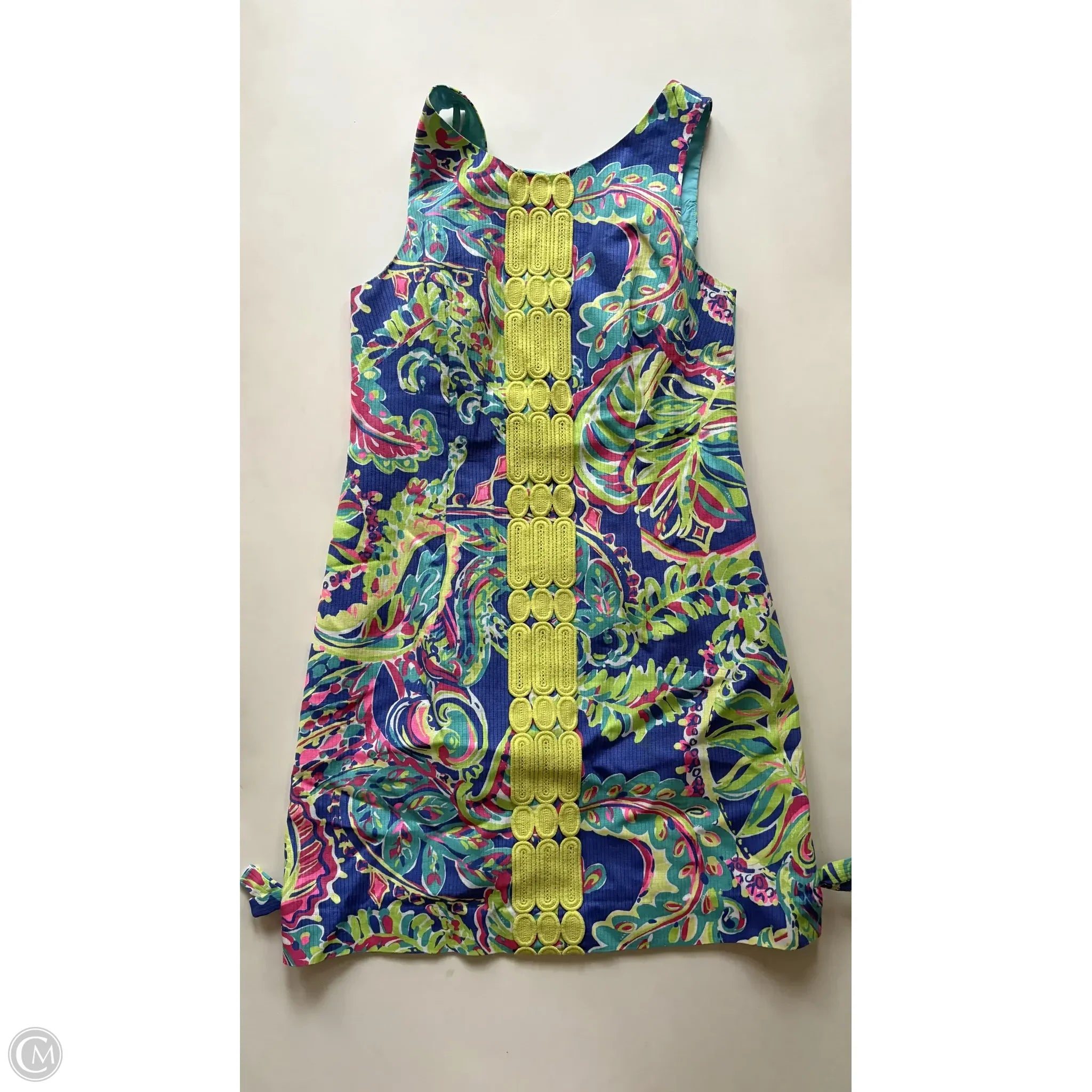 Dress Party Midi By Lilly Pulitzer In Multi-colored, Size: S Square Neckline Feminine Dress Party Midi By Lilly Pulitzer In Multi-colored, Size: S Square Neckline Feminine