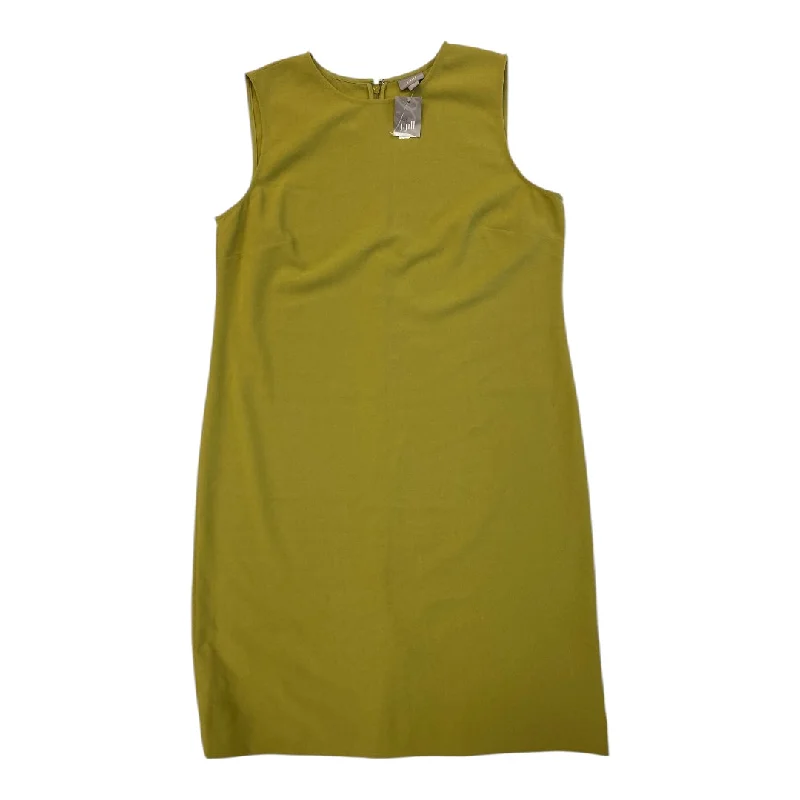 Dress Casual Midi By J. Jill In Green, Size:12 Tunics Recommended stylist