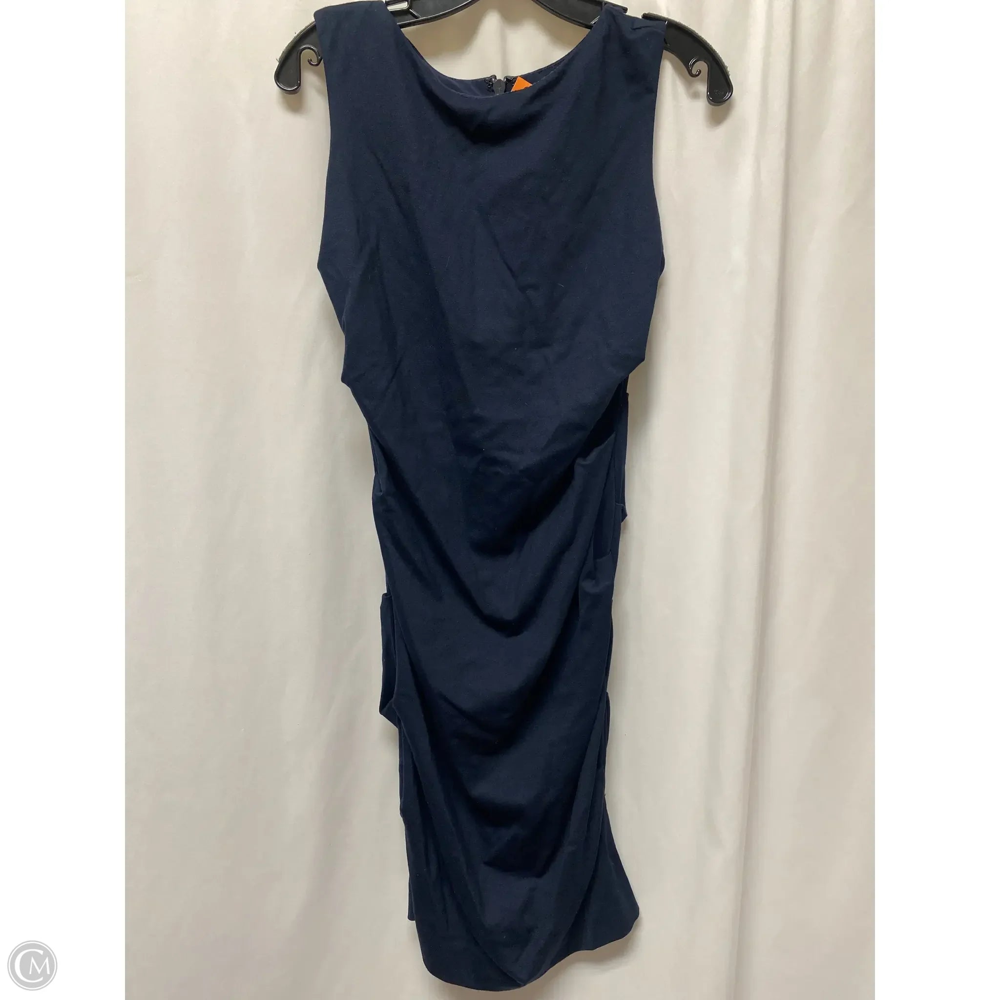 Dress Casual Maxi By Nicole By Nicole Miller In Navy, Size: M Turtleneck Neckline Stylish Dress Casual Maxi By Nicole By Nicole Miller In Navy, Size: M Turtleneck Neckline Stylish
