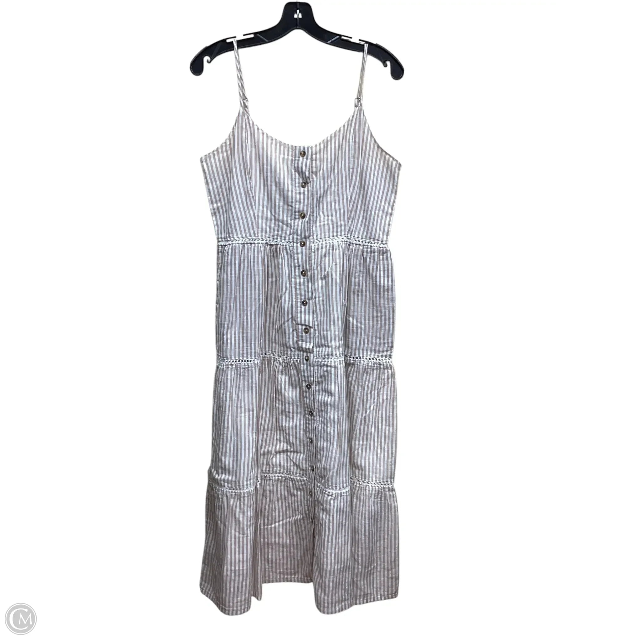 Dress Casual Midi By Sundry In Striped Pattern, Size: 2 Tunics Mesh breathable