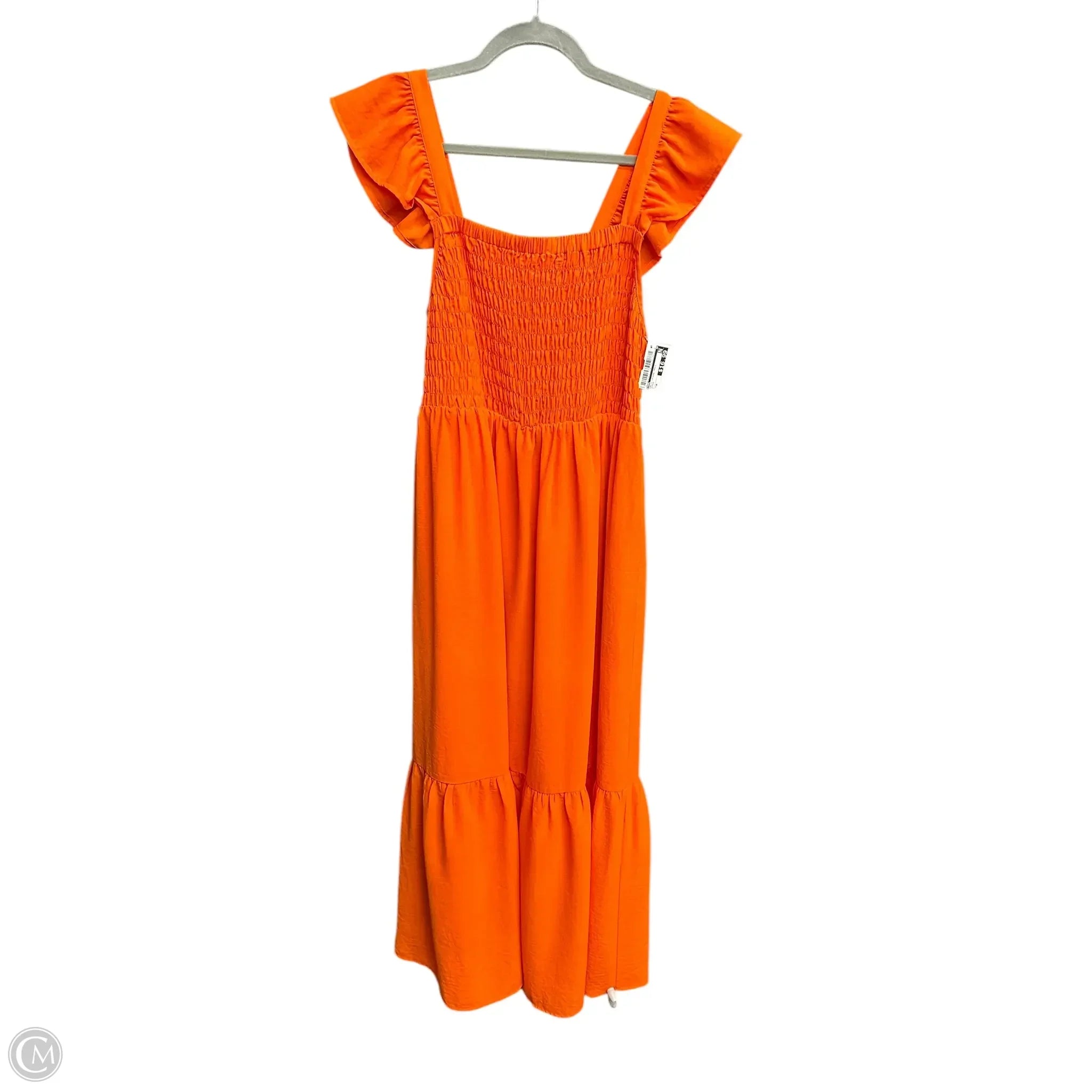 Dress Casual Maxi By Thml In Orange, Size: M Tunics Polka dots