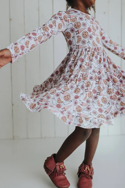 BOHO CHRISTMAS DREAM RUFFLE DRESS Boatneck Modish Everyday