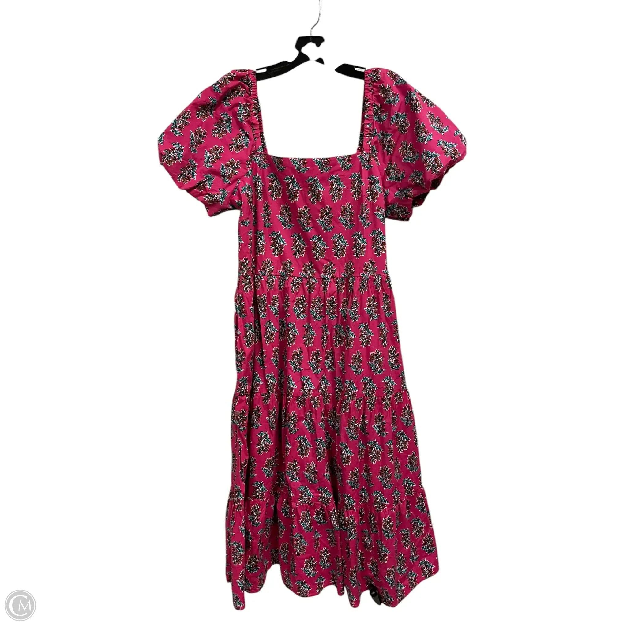 Dress Casual Midi By J. Crew In Plaid Pattern, Size: L Tunics Prom sequined
