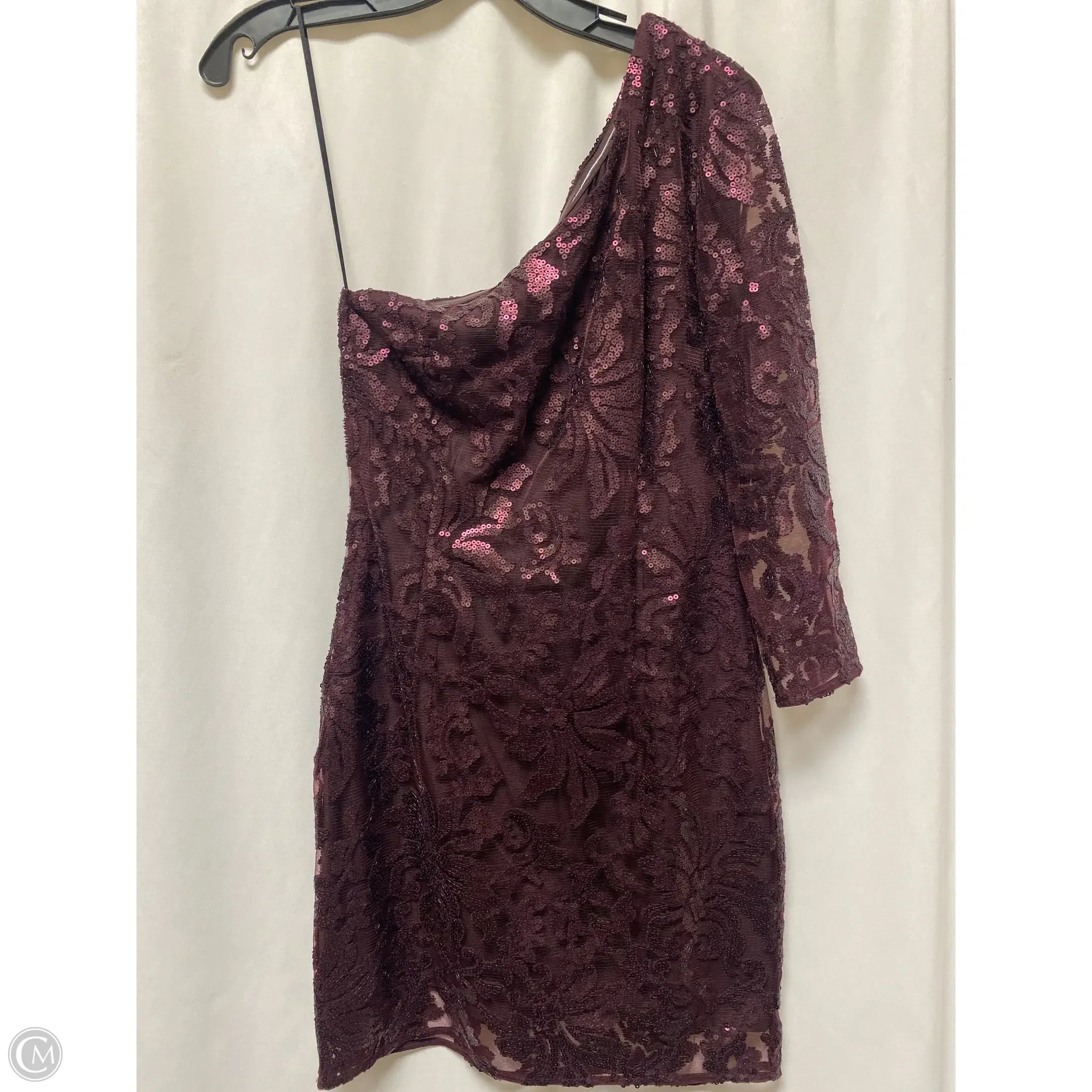 Dress Casual Midi By H&m In Purple, Size: M Tunic Top Casual