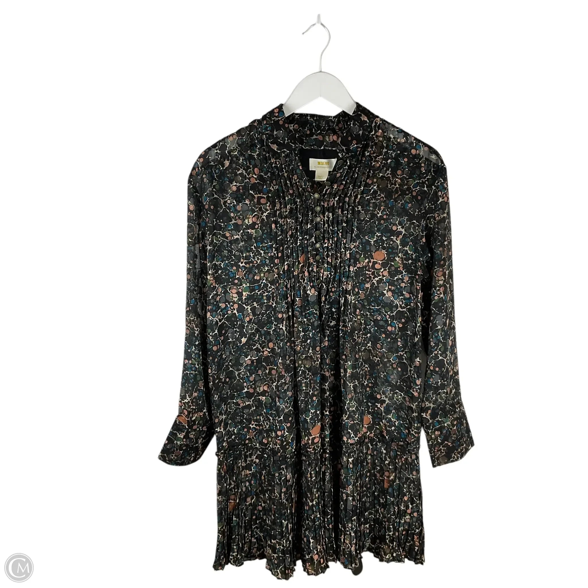 Dress Casual Short By Maeve In Black, Size: S Square Neckline Feminine