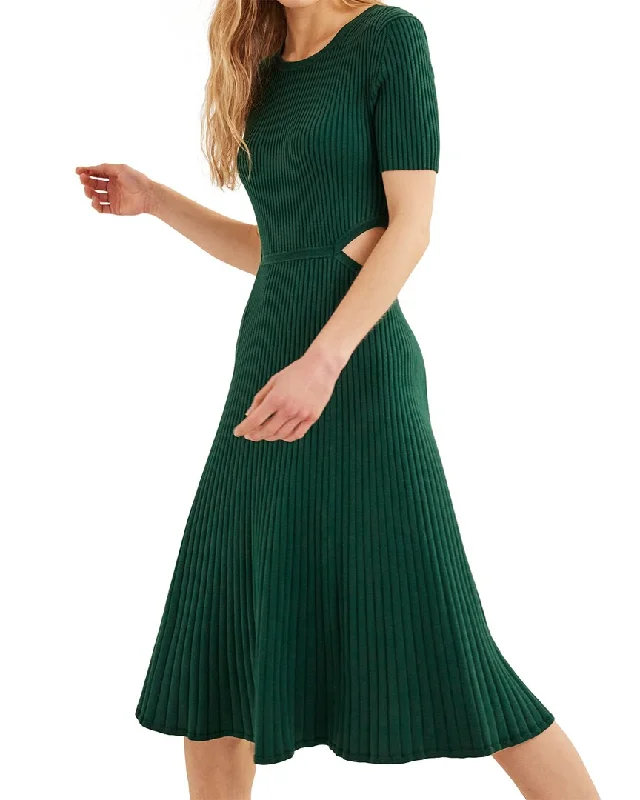 Boden Cut Out Knitted Midi Dress Tunics Brand named