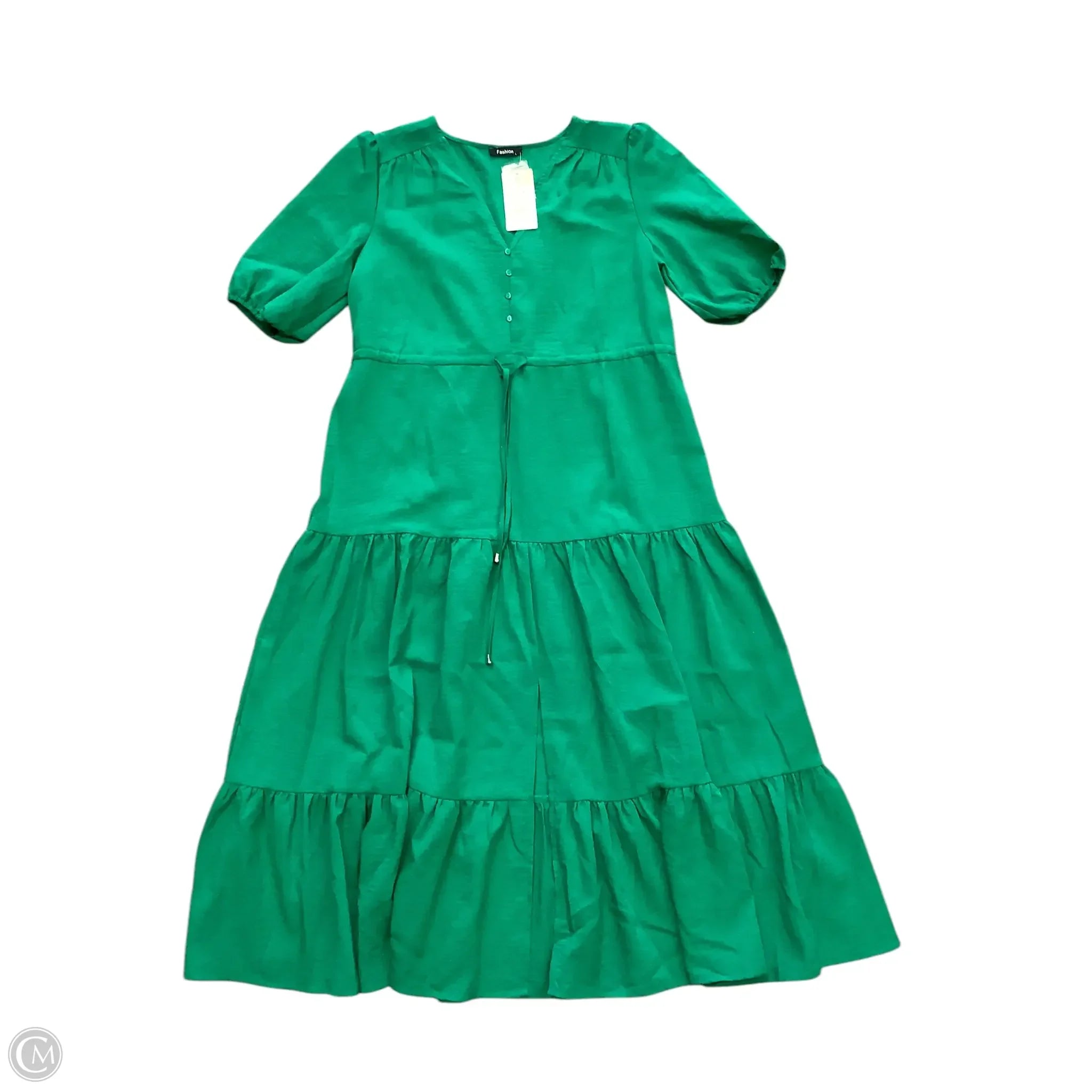 Dress Casual Maxi By Cme In Green, Size: L Tunics Luxurious premium
